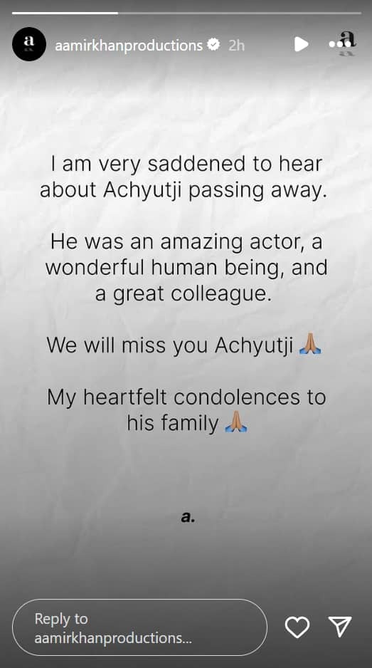Achyut Potdar Death
